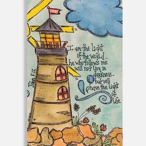 Cartões Bitty Doodle ~ Eu Rabisco Você Desenhos à mão e aquarelados! Adicione a um presente, um cartão, uma lancheira ou dê como um pequeno me pegue! Farol