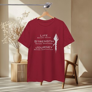 Knights Radiant 1st Ideal T-Shirt - Inspiriert von The Stormlight Archives | Der Weg der Könige Zitat Shirt Bild 9