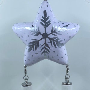 One Ready to Ship 3.5 x 9 inches Filipino Christmas Lantern AKA Parol Christmas Tree Ornament image 1