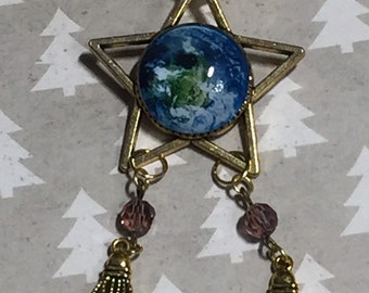 Ready To Ship Unique Christmas Parol Inspired Pin