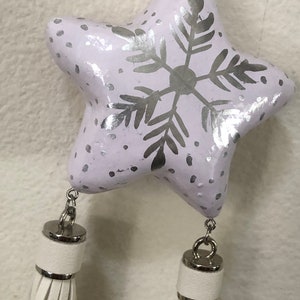 One Ready to Ship 3.5 x 9 inches Filipino Christmas Lantern AKA Parol Christmas Tree Ornament image 7