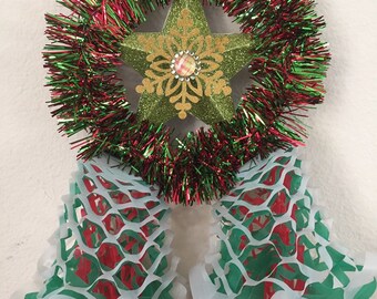 Made To Order One 6 x 9 inches Miniature Filipino Paper Christmas Lantern AKA Parol - Christmas Tree Ornaments