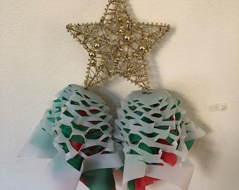 Ready to ship, 6 x 12 inches Miniature Filipino Christmas Lantern AKA Parol - Christmas Tree Ornaments