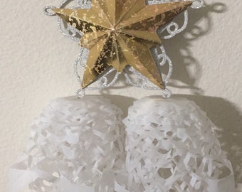 Made To Order One 4.5 x 10 inches Miniature Filipino Paper Christmas Lantern AKA Parol - Christmas Tree Ornaments