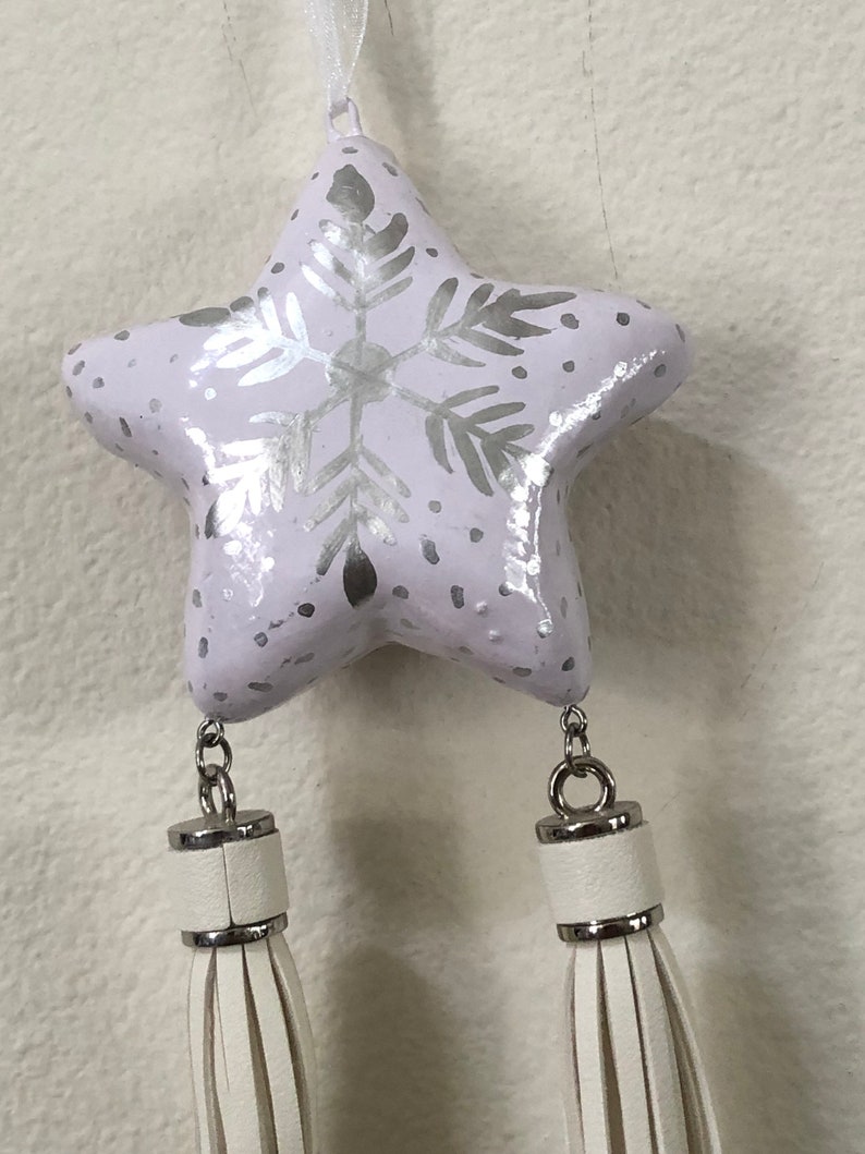 One Ready to Ship 3.5 x 9 inches Filipino Christmas Lantern AKA Parol Christmas Tree Ornament image 5