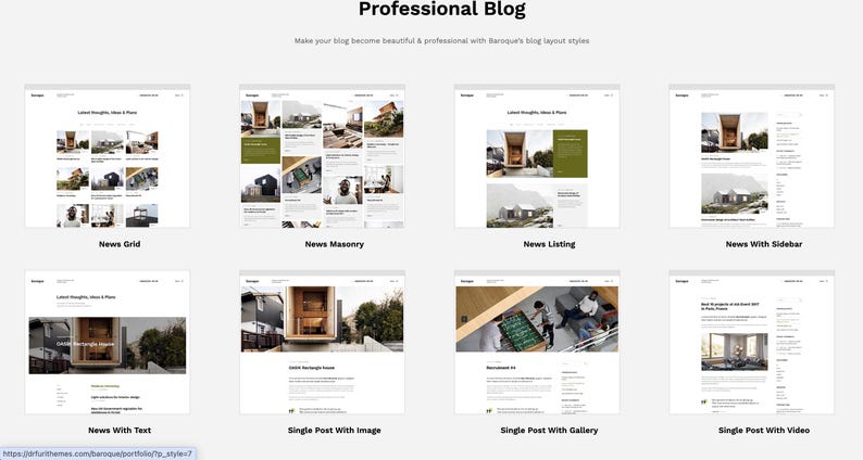 Ecomet - Baroque Architecture & Interior Theme Theme Wordpress Theme ...