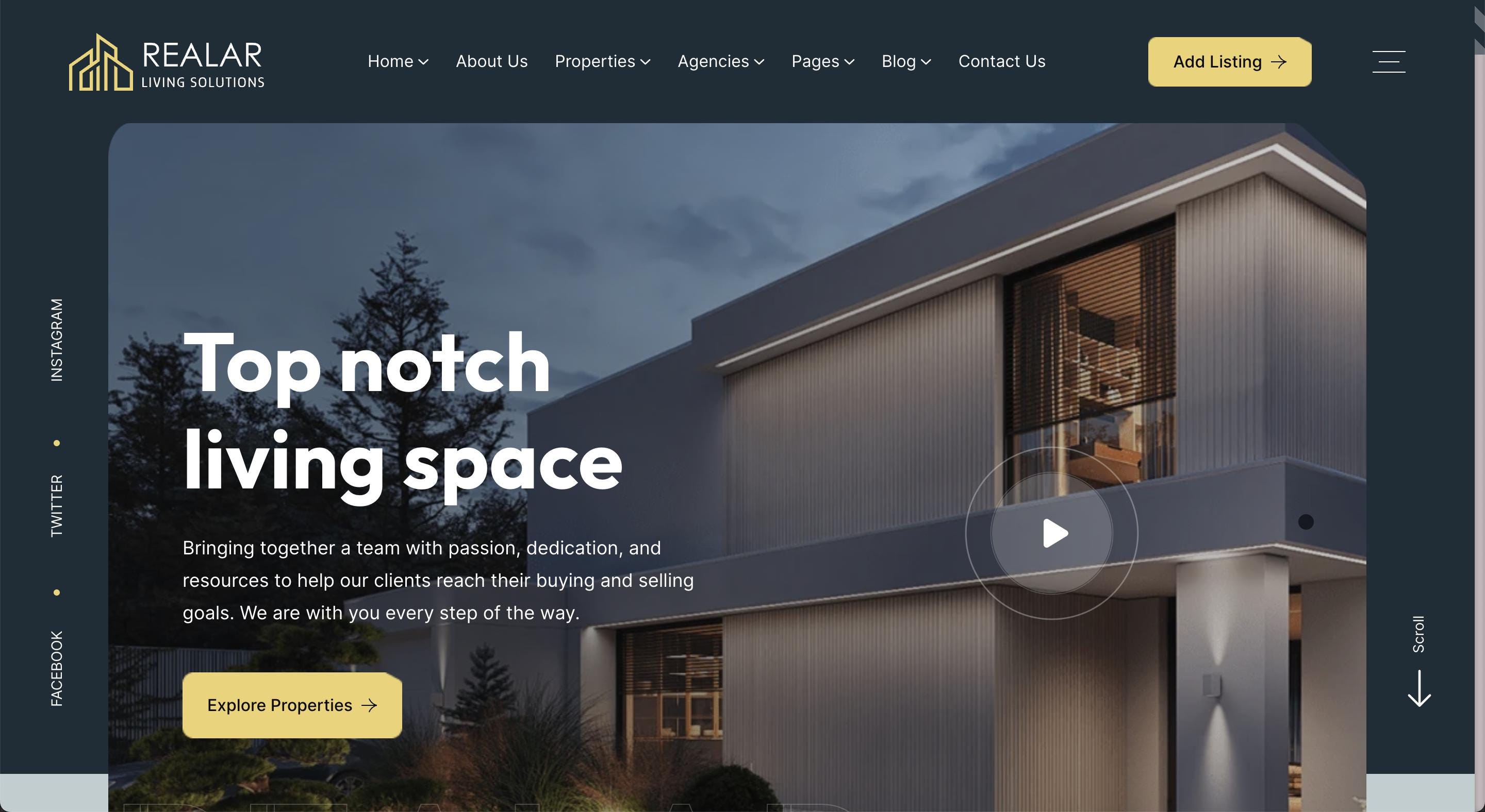 Realar Real Estate Wordpress Theme | Elementor Pro Theme | Real Estate ...