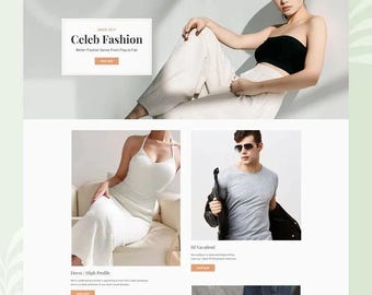 Vogal Fashion Forever Shopify Vogue Aesthetic Fashion & Clothing Design Website Template, Minimal Ecommerce Template, Shopify Theme