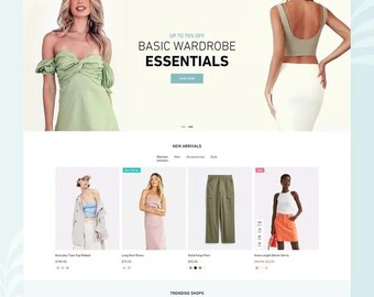 Vogal Classic Shopify Brands Fashion & Clothing  Aesthetic Design Website Template, Minimal Ecommerce Template, Elegant Shopify Theme
