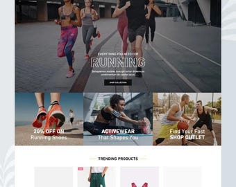 Vogal Fitness & Shop  Shopify Aesthetic Clothing Design Website Template, Minimal Ecommerce Template, Shopify Theme, Elegant Shopify Theme