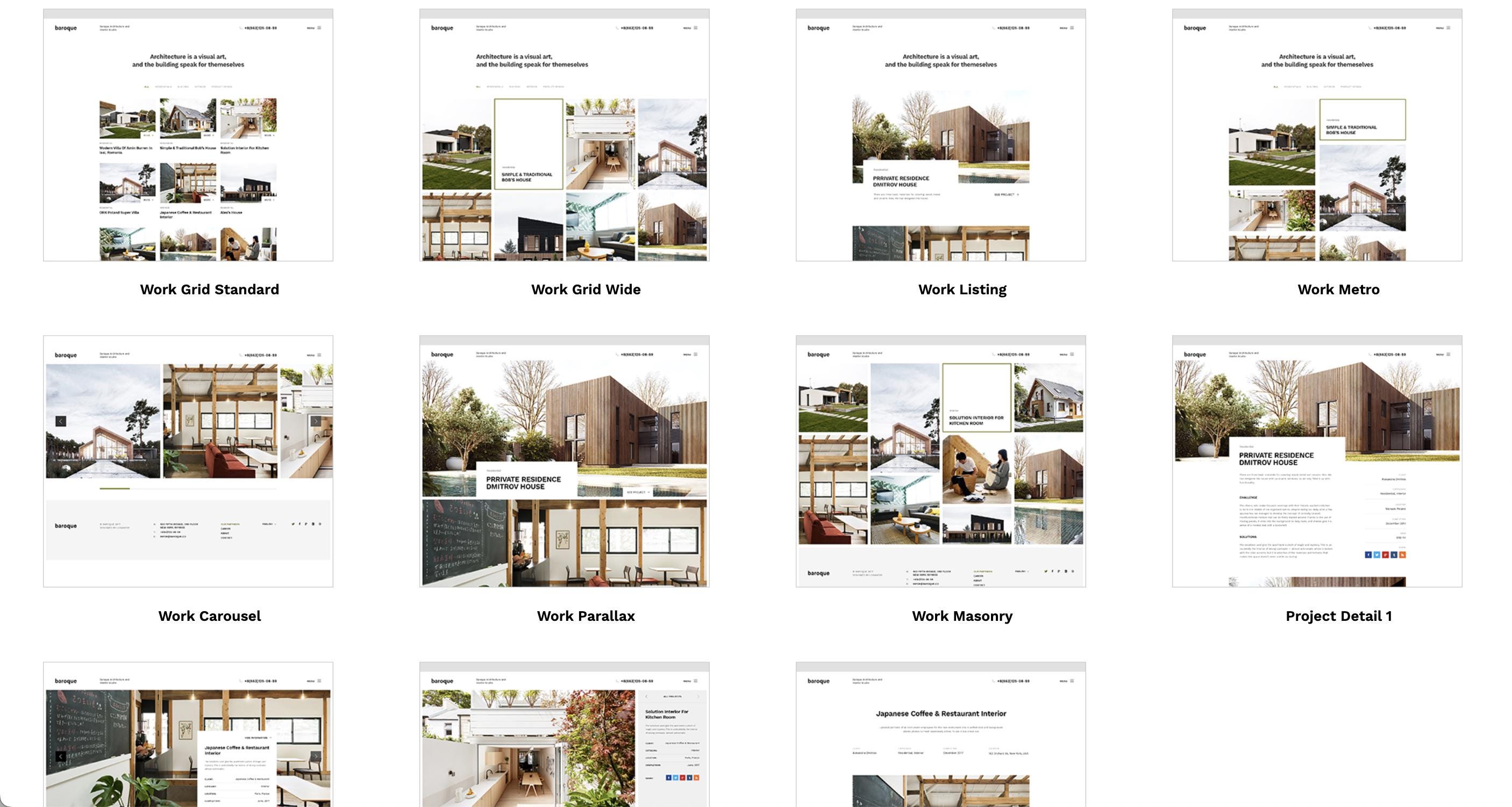 Ecomet - Baroque Architecture & Interior Theme Theme Wordpress Theme ...