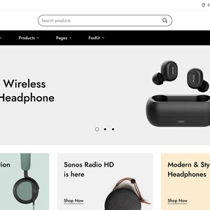 May include: A black wireless Bluetooth earbud headphone set with a charging case. The earbuds are small and round, and the case is rectangular. The product is on sale for £90.00.