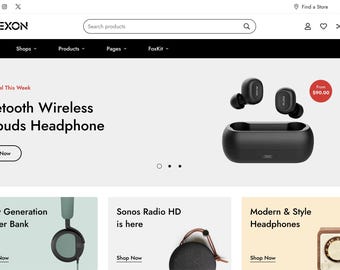 Thème Shopify | de Electronique | Conception | Modèles modifiables | Thème Shopify esthétique | Thème élégant Shopify