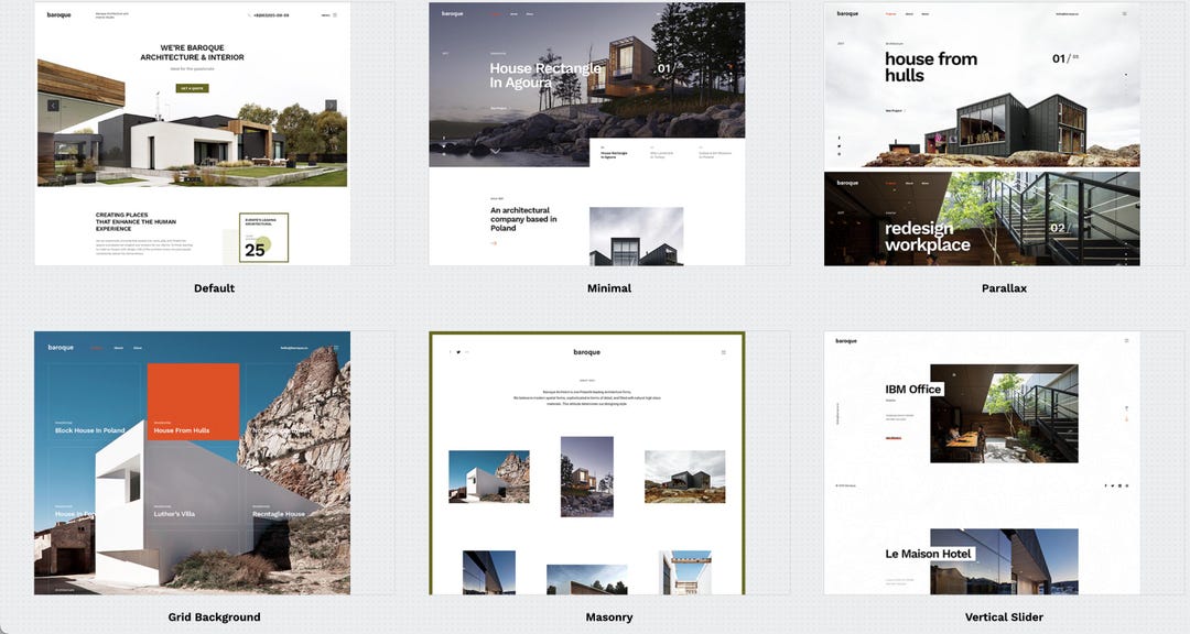 Ecomet - Baroque Architecture & Interior Theme Theme Wordpress Theme ...