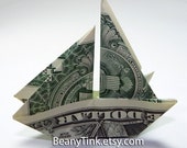 Items similar to Dollar Origami - Sailboat on Etsy Items similar to Dollar Origami - Sailboat on Etsy