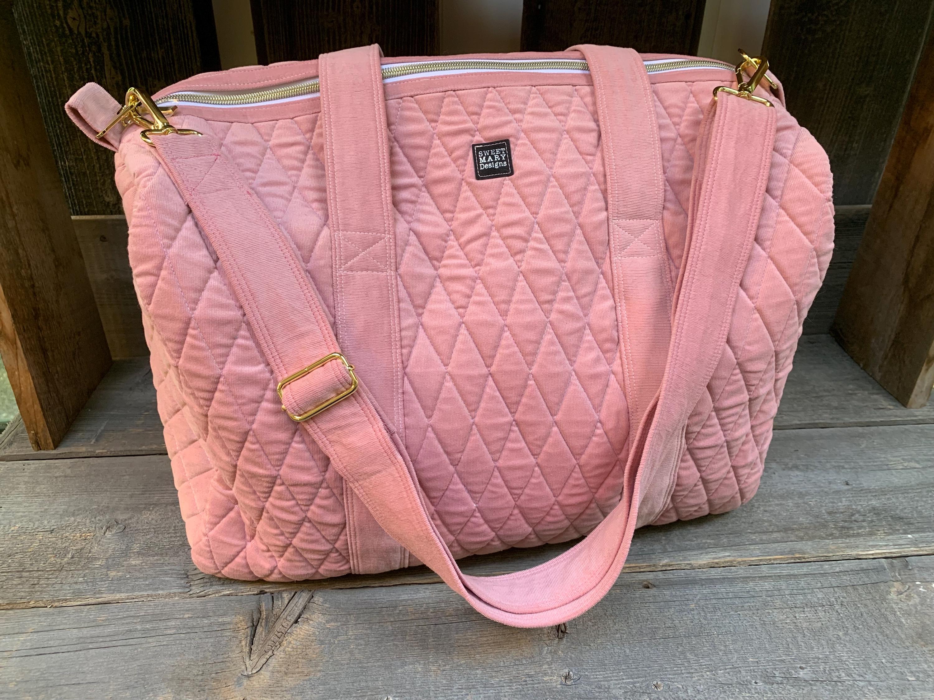 andmary Mary quilting suede bag pink ANDMARY Mary quilting bag