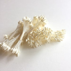 Vintage flower stamens, vintage pips for flower making, bridal crowns, millinery supplies LISTING FOR 3 BUNDLES image 5