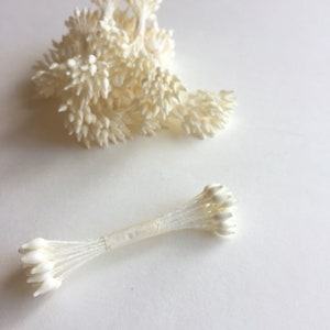 Vintage flower stamens, vintage pips for flower making, bridal crowns, millinery supplies LISTING FOR 3 BUNDLES image 3