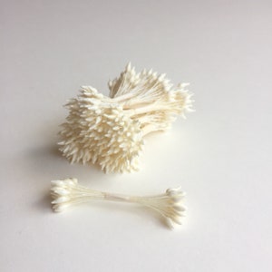 Vintage flower stamens, vintage pips for flower making, bridal crowns, millinery supplies LISTING FOR 3 BUNDLES image 2