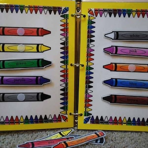 Crayon Colors Printable Game