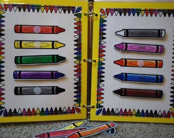 Crayon Colors Printable Game