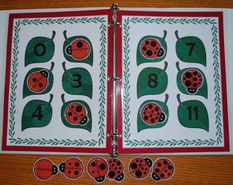 Ladybug Numbers Printable Game