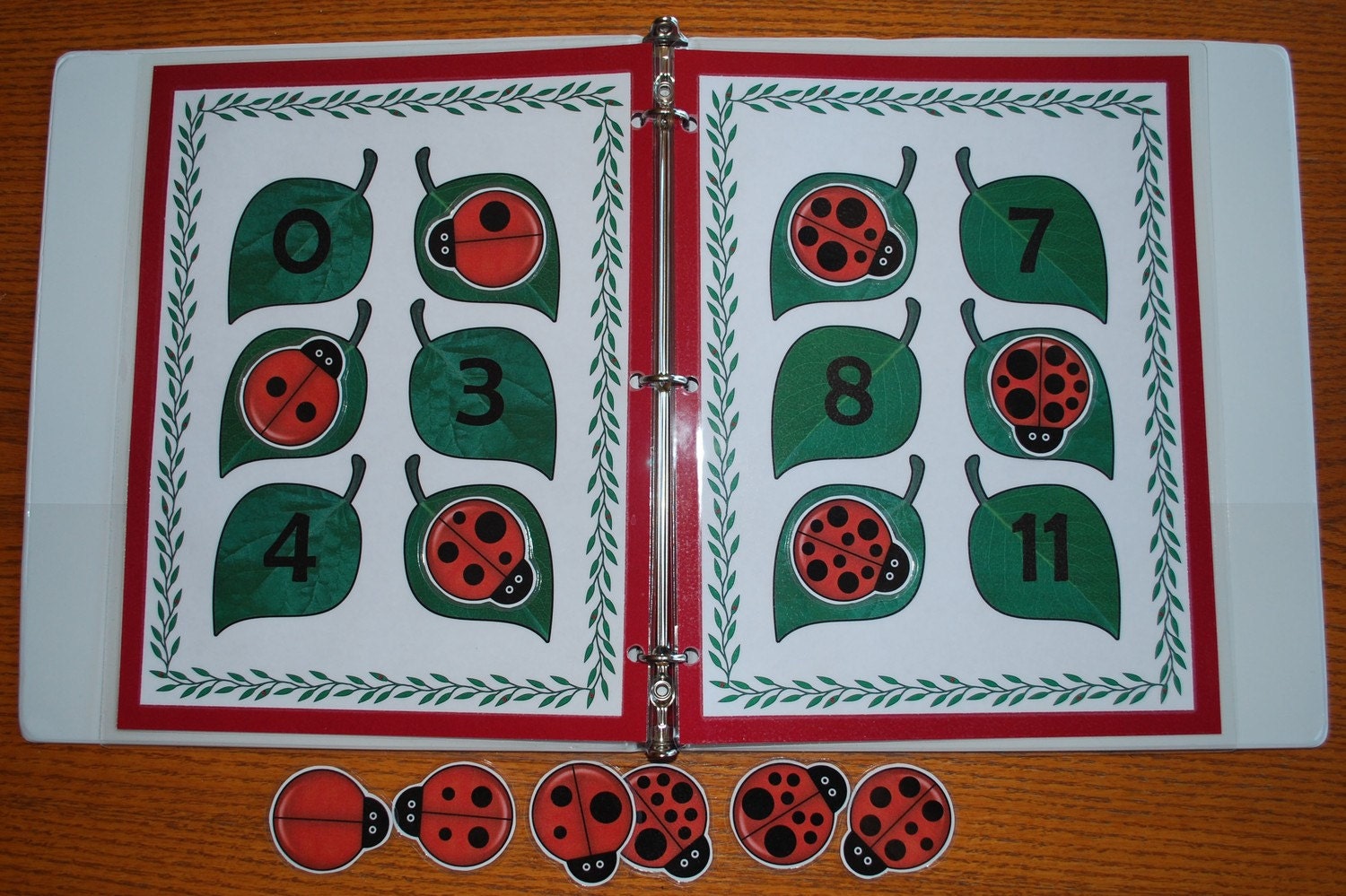 Ladybug Numbers Printable Game