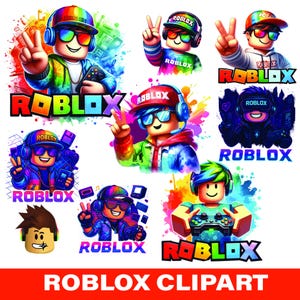 Roblox Svg Bundle, Robot Svg, Gaming Svg Files for Cricut, Roblox Png, Roblox Boy Svg, Birthday Svg, Roblox Font, Roblox Clipart, Svg, Png.