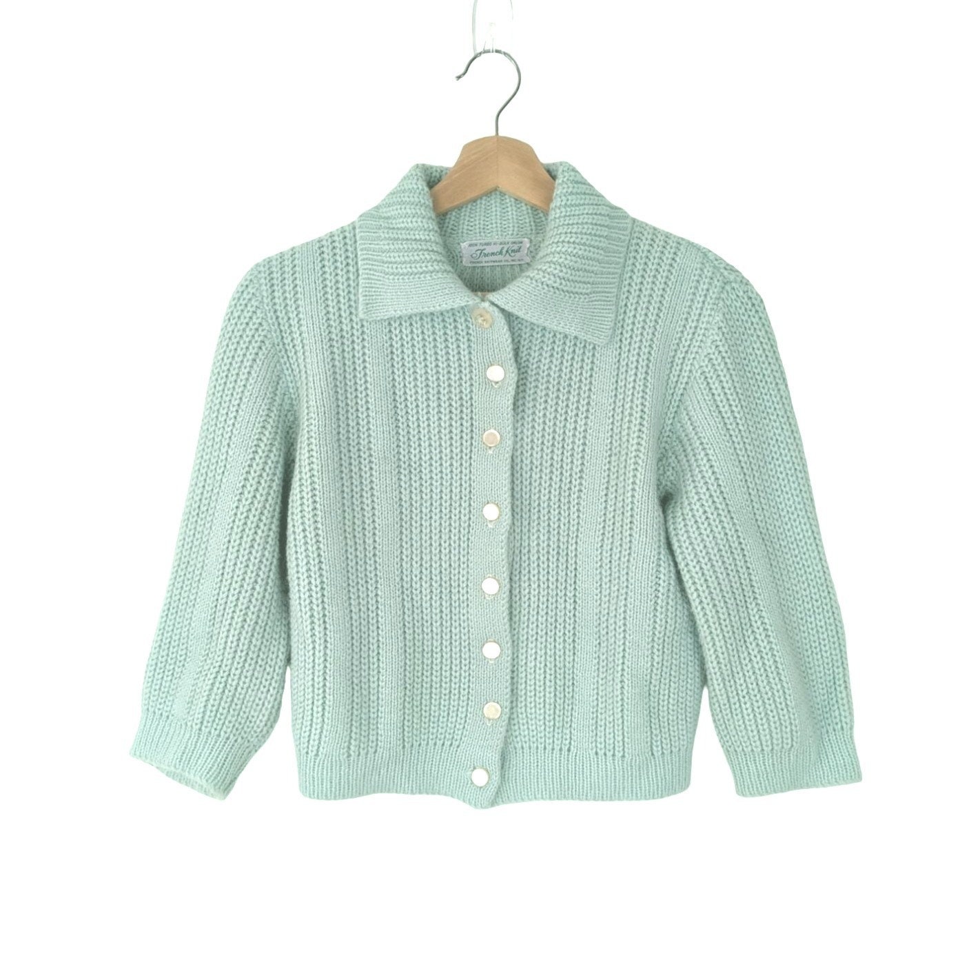 超希少】FREIKNOCK POLICE MINT GREEN SWEATER | florariabliss.ro