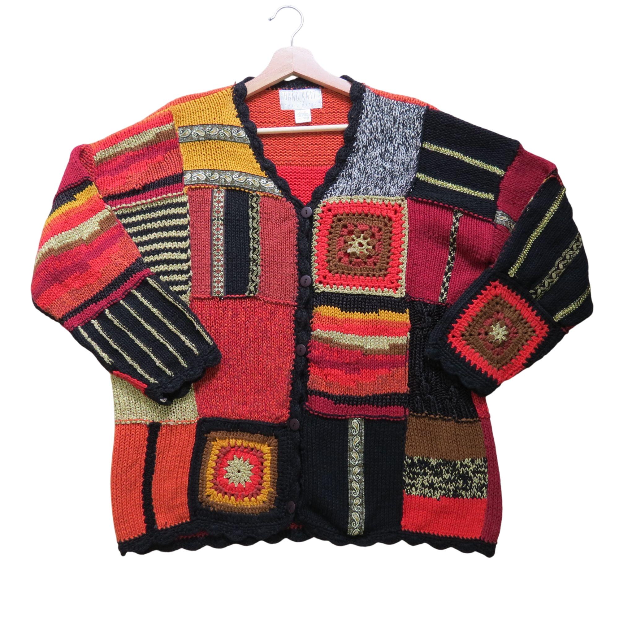 Boxy Red Cardigan - Etsy