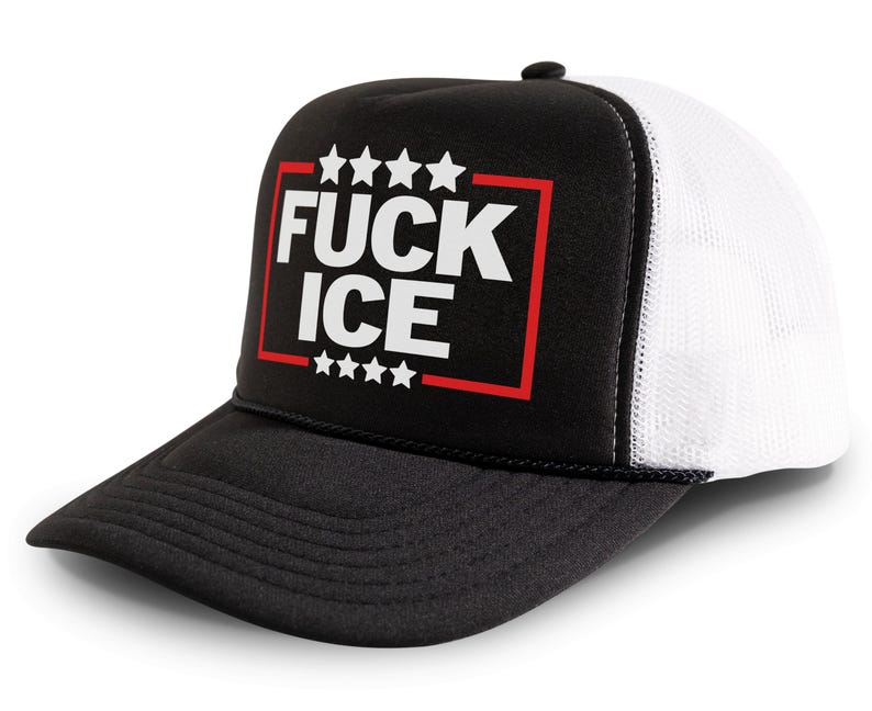 Fuck ICE Trucker Hat - Anti Fascist Fascism Protest Cap