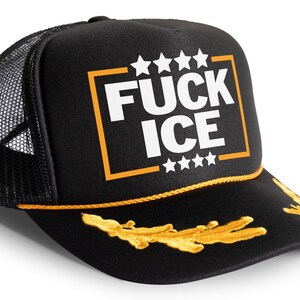 Fuck ICE Trucker Hat - Anti Fascist Fascism Protest Cap
