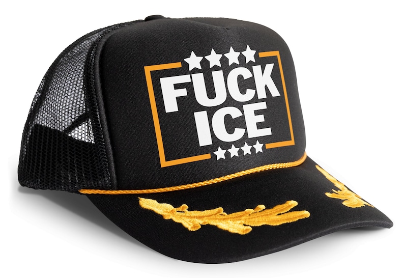 Fuck ICE Trucker Hat - Anti Fascist Fascism Protest Cap