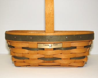 Longaberger Mother's Day Basket 1998: Small Woven Cottagecore