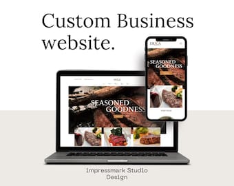Website Design / Custom Website / Website Design / Small Business Custom Wordpress Website / Etsy Business Website Design