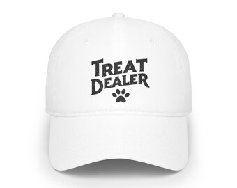 Treat Dealer Dog Mom Embroidered Baseball Cap