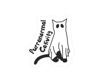 Vet Med Decal Stickers,Stickers,Halloween Ghost Stickers,Vet Tech,Veterinary Stickers,Vet Tech Week,Vet Tech Gift, cute sticker,Cat Sticker