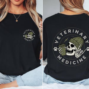 Veterinär Techniker Shirt, Veterinärmedizin Tshirt, Veterinär Shirt, Veterinär Geschenke Veterinär Krankenschwester
