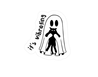 Vet Med Decal Stickers,Stickers,Halloween Ghost Stickers,Vet Tech,Veterinary Stickers,Vet Tech Week,Vet Tech Gift, cute sticker,Cat Sticker