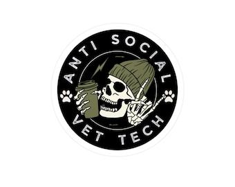 Vet Tech Decal Stickers, Veterinary Stickers, Vet Med Stickers, Vet Tech, Veterinary Stickers, Vet Tech Week, Vet Tech Gift,Vet Tech Gifts