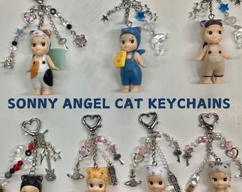 Sonny Angel Cat Keychain: Kawaii Collectible Charm - Blind Bag