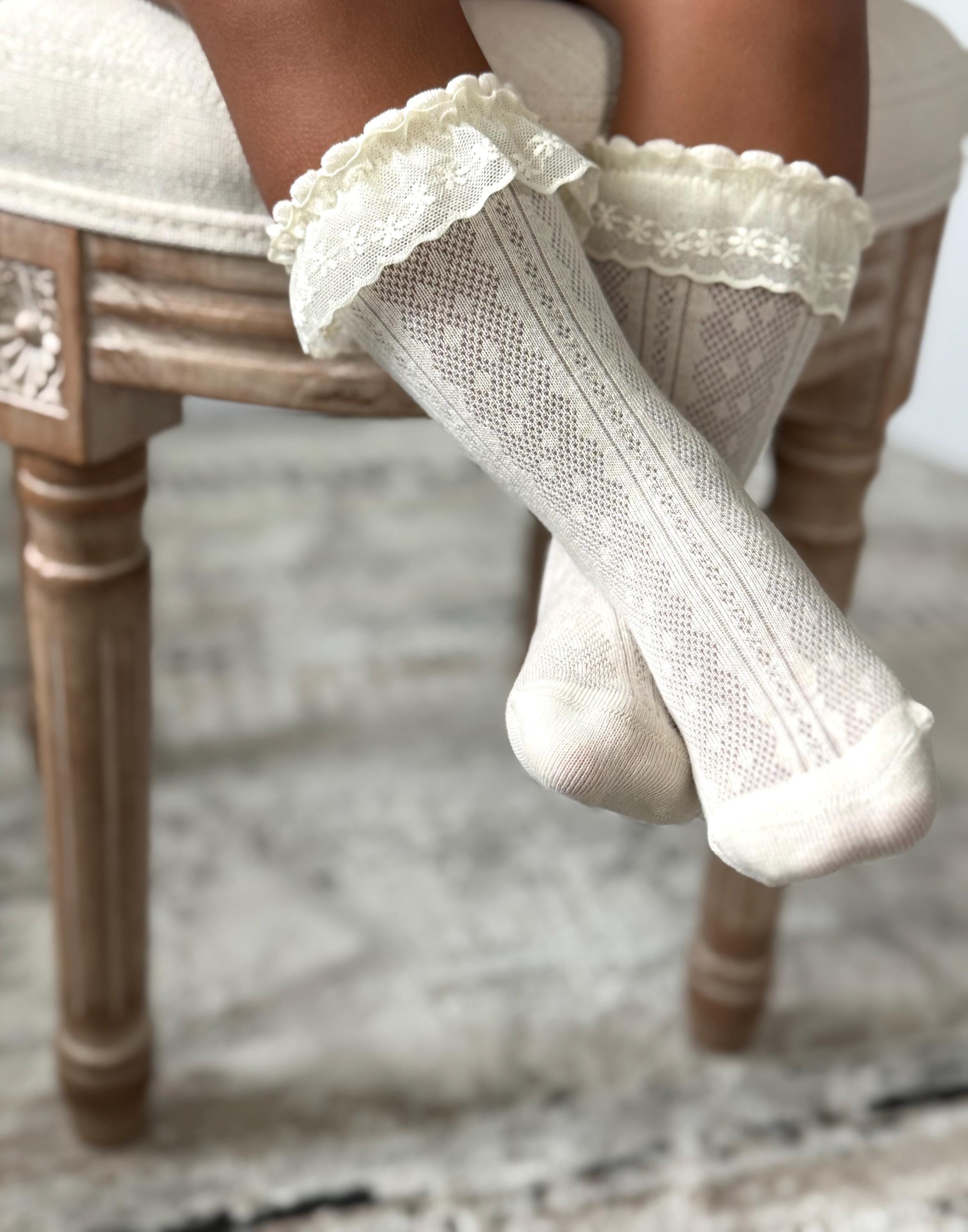 Newborn Knee High Socks Knit - Etsy