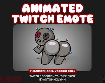 Funny Animated Twitch Emote - Dancing Voodoo Doll | Phasmophobia Twerk Emote | Cute Emote for Streamers, VTubers, & Creators | YouTube