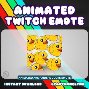 Arc Raiders Animated Emote - Falling Ducks | Raining Rubber Ducks | Bird City (Instant download)