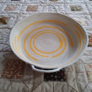 basket, rope basket, fruit basket, kitchen decor, bread basket
