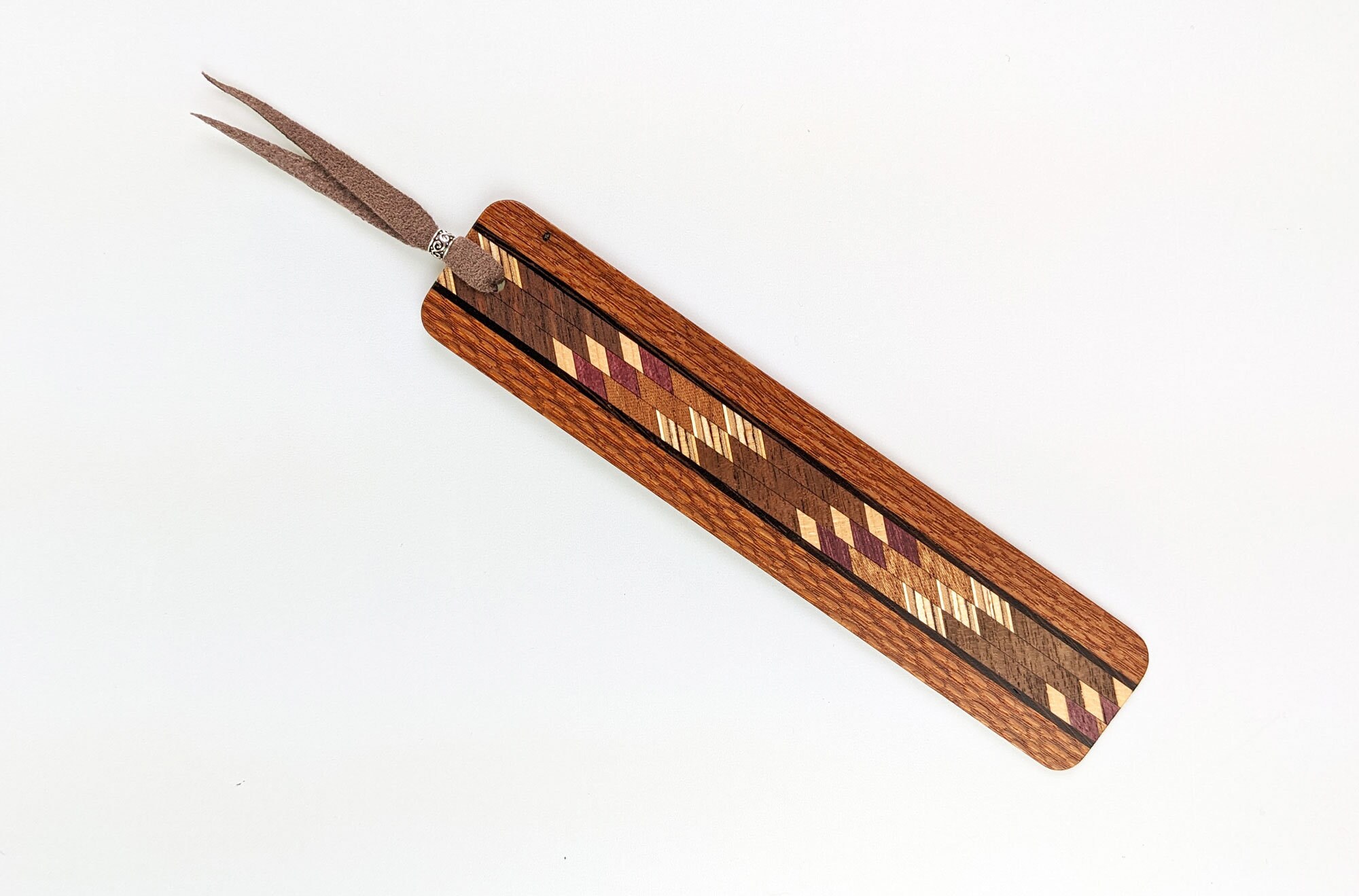 Wooden Bookmark LEOPARDWOOD BIRCH Book Club Office Study
