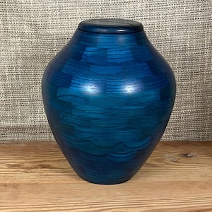 Wood Urn|Cremation Urn|UrnUrn for Human Ashes|Full Size Urn|Cremate Urn|Turned Wood Urn|Funeral Urn|