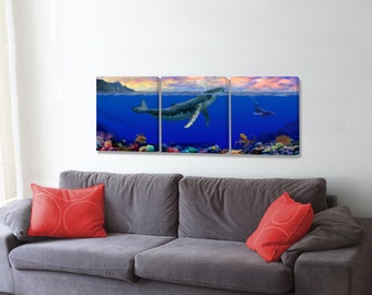 Morning In An Octopus Garden, an original Giclee print on canvas