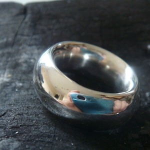 10mm wide mens wedding band comfort fit, 12mm, 14mm too, silver wedding band, big silver ring, very chunky, heavy sterling silver ring,