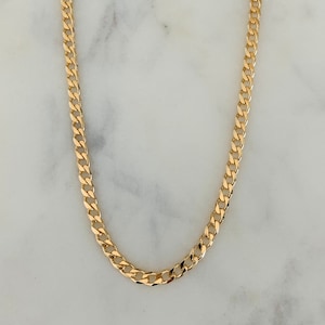 Men's Chain, Cuban Link Chain, Gold Filled Necklace, Mens Jewelry, Mens Necklace, Mens Gift,Jewelry for Men,Necklace for Men,Present for Men